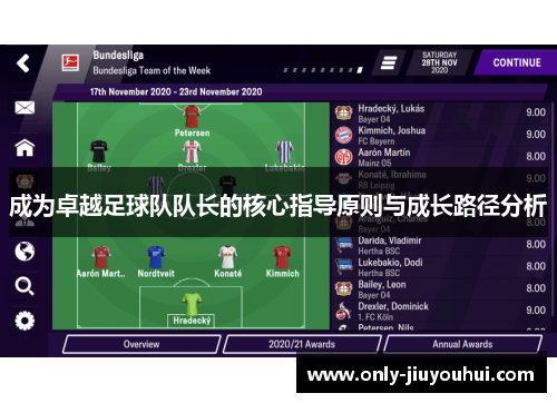 成为卓越足球队队长的核心指导原则与成长路径分析 成为卓越足球队队长的核心指导原则与成长路径分析